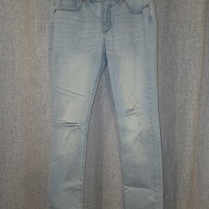 Universal Thread Sky Blue Ripped Skinny Jeans